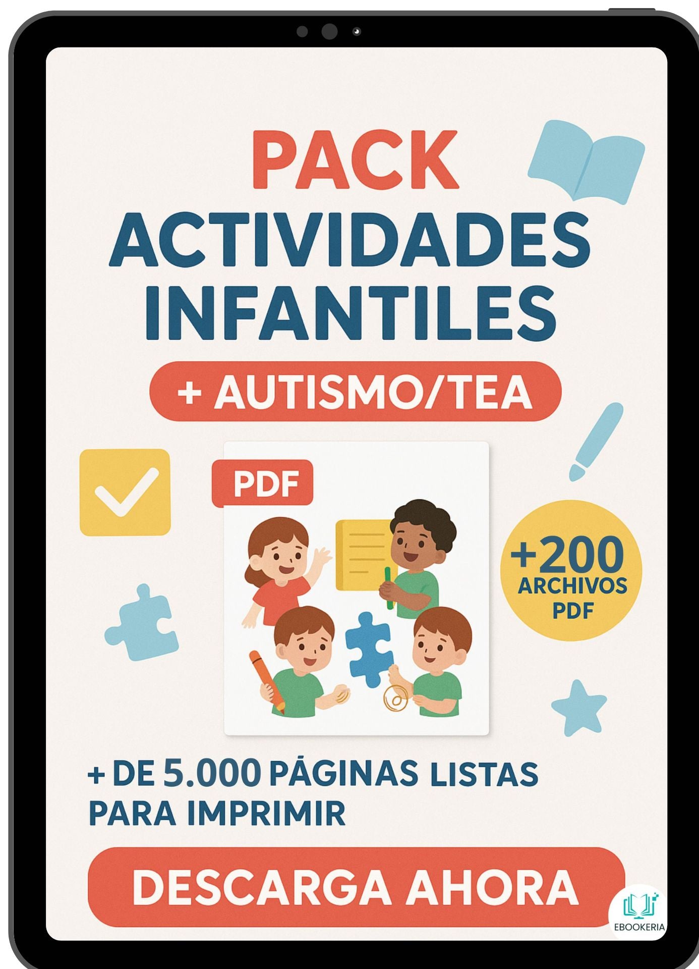 PACK COMPLETO DE ACTIVIDADES EDUCATIVAS PARA NIÑOS +200 ARCHIVOS PDF