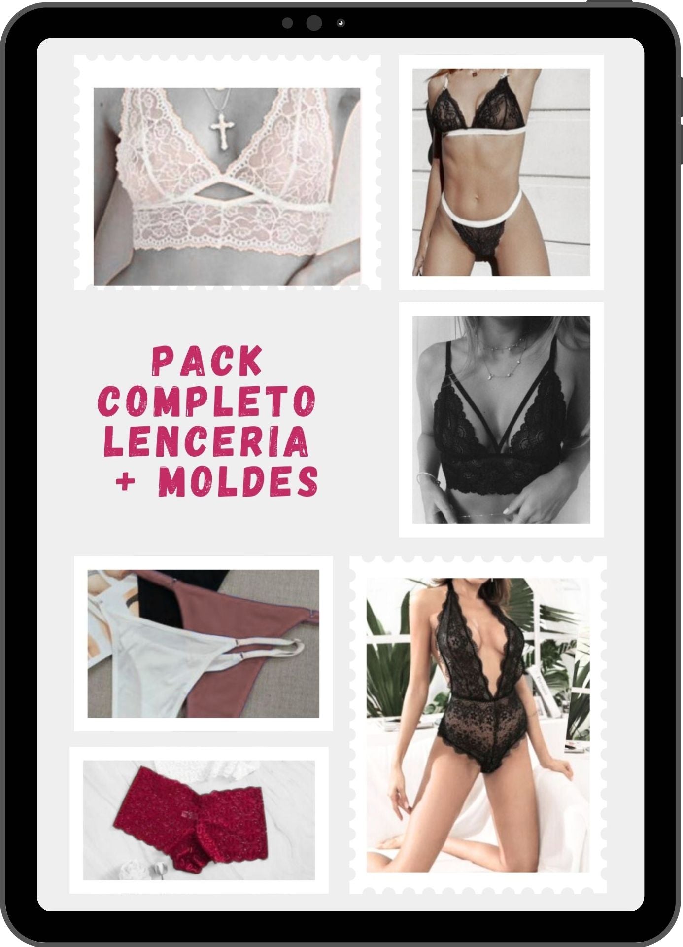PACK COMPLETO LENCERIA + MOLDES
